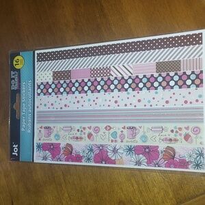JOT paper tape stickers Rubinstein autocollants 16 counts
